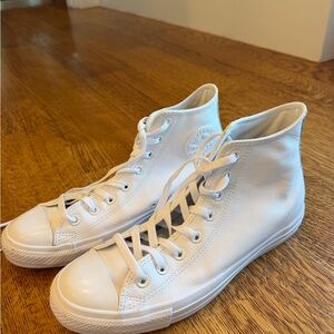 Converse White High-Top Sneakers